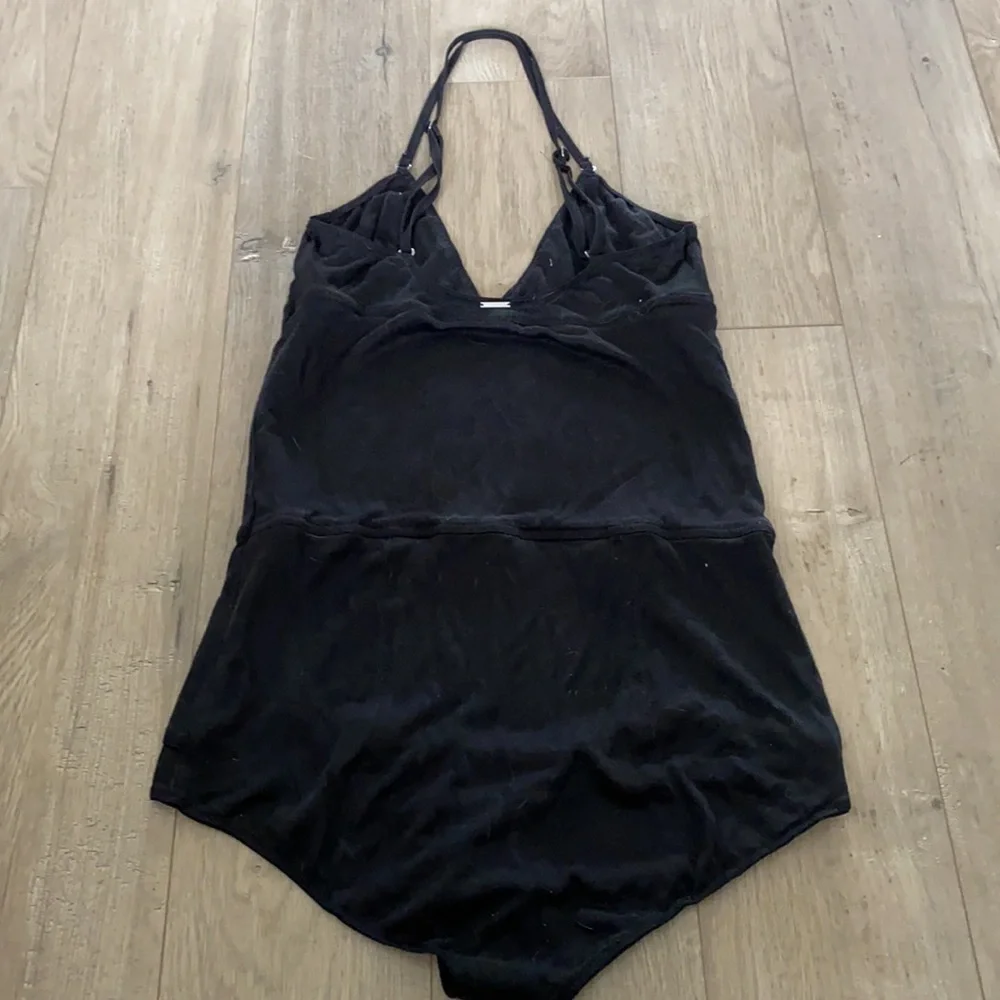 WUNDERVOLL SONIC TEDDY silk jersey black bodysuit M luxury underwear - Picture 7 of 8